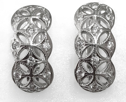 "Эстерелла" - серебряные серьги 925-й пробы