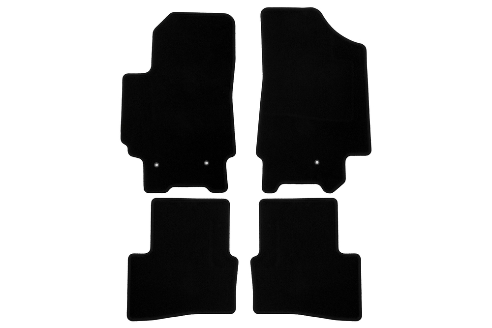 Коврики в салон для HYUNDAI Creta 2016-2020, 2020-2021, кроссовер, 4 шт. (текстиль) KLEVER01206001200K