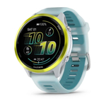 Смарт часы Garmin Forerunner 570 - 47 mm Amp Yellow Aluminum Translucent Whitestone / Turquoise