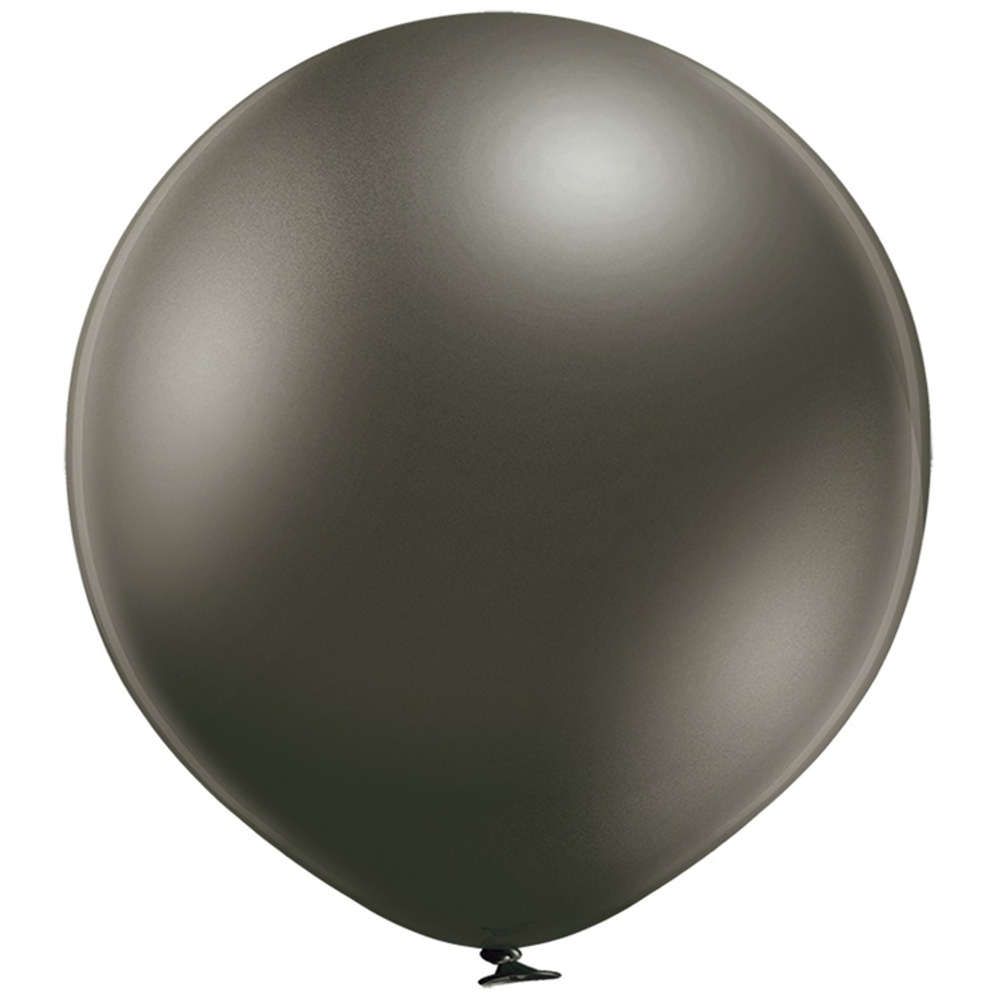 Шар латексный Glossy Хром 61 см (Черный)
