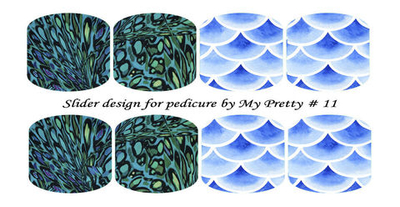 Слайдер-дизайн для педикюра # 11 pedicure