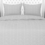 Комплект постельного белья 1,5сп  147х215 см, 150х215 см, 70х70 см 2шт бязь 125г/м хл100% (светло-серый)
