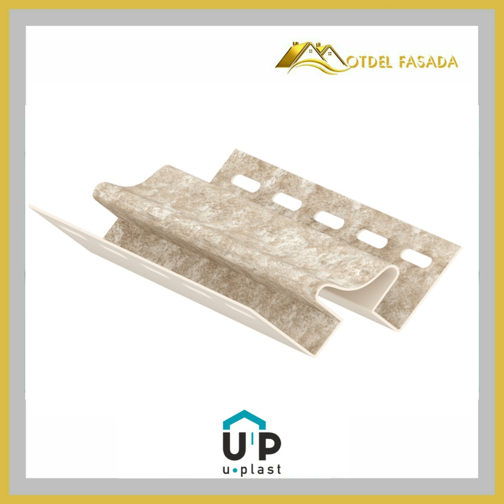 Внутренний угол Юпласт Кварцит Светло-Бежевый 3050мм