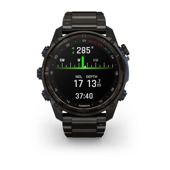 Умные часы Garmin picpic DESCENT MK3I – 51 мм, титановый угольно-серый, DLC, титановый браслет