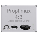 Интерактивный комплект Proptimax k4 (76-86"; 4:3; 10 касаний) / Optoma YNX7317ST