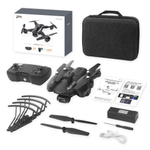 Квадрокоптер дрон на р/у с двойной 1080Р/4K HD камерой WiFi / Fpv "ZFR / Drone F184"