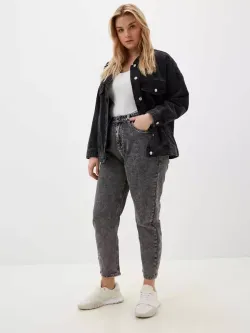 Джинсы больших размеров на молнии