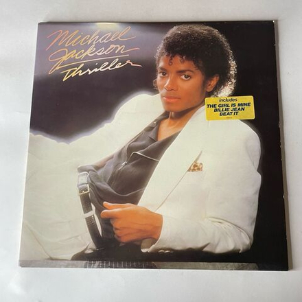 Винтажная виниловая пластинка LP Michael Jackson Thriller (Нидерланды 1982)