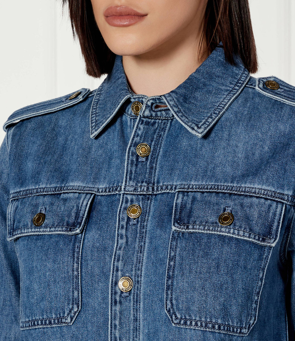 Джинсовая рубашка Michael Kors - голубой(MF440QFF27)