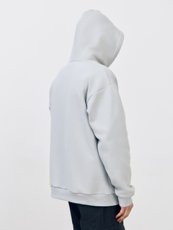 Худи зип с начесом (бетон)