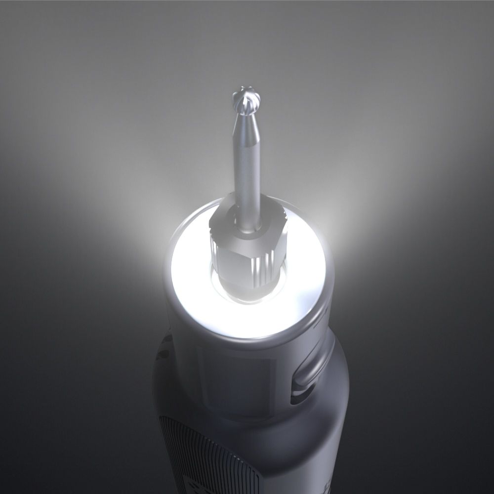 Гравер аккумуляторный Greenworks GPT-8VRT, 8V, Арт.3200707, с принадлежностями 52 шт