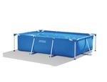 Каркасный бассейн 300х200х75 см Intex 28272, прямоугольный семейный бассейн для дачи Small Frame 3834 л