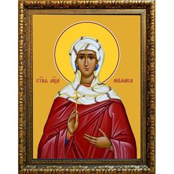 Анимаиса (Анимаида) Готфская мученица. Икона на холсте.