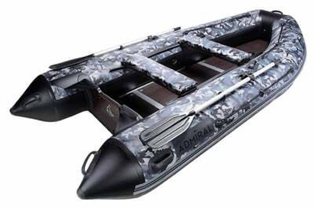 Лодка ПВХ АДМИРАЛ 360 SPORT + 2х-тактный лодочный мотор MIKATSU M15FHS