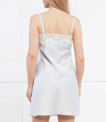 сатиновая ночная рубашка LAUREN RALPH LAUREN - голубой(ILN31684)