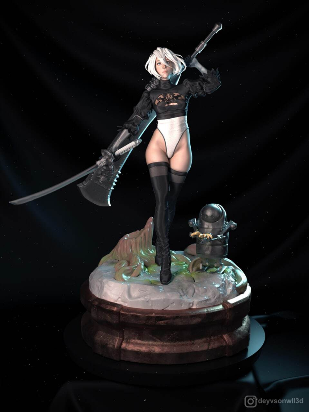 2B Андроид Йорха 2B Ниер: Автомата Фигурка