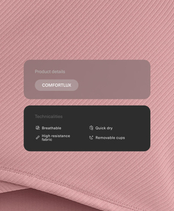 Oysho Топ Comfortlux с перекрестными деталями без рукавов, нежно-розовый