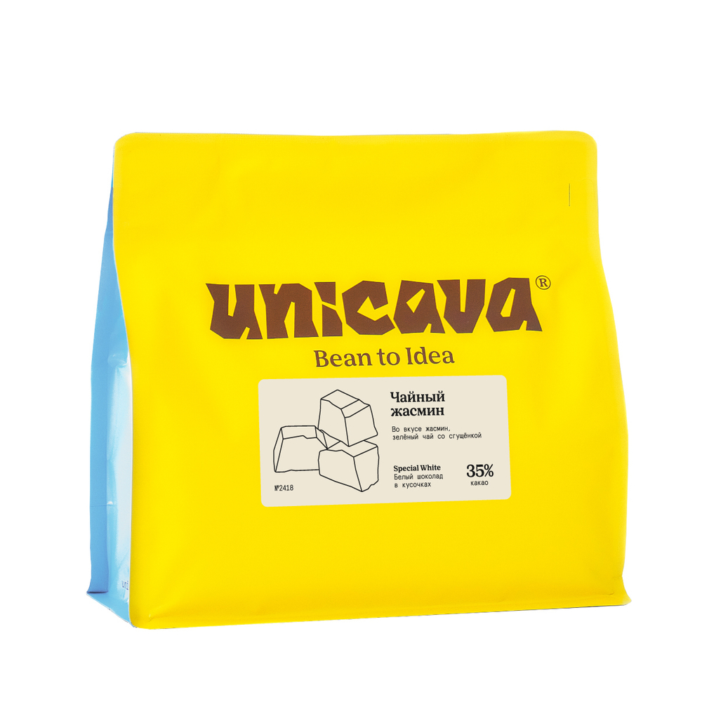 Белый шоколад "Чайный жасмин" (35 % какао)