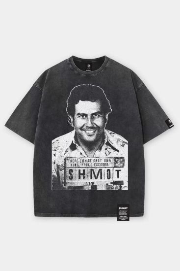 Футболка SHMOT Escobar Garment Dye чёрный