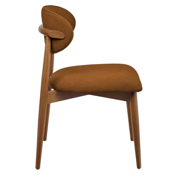 Стул Mod, орех, терракотовое букле