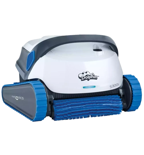 Робот-пылесос для бассейна до 15м - дно/стены/ватерлиния, Моб.прил - "MyDolphin", тележка - S300i - Dolphin, Израиль