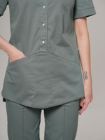 Блуза медицинская женская | Бл-353 к статус стрейч