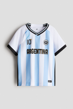 H&M Футболка с принтом, белый