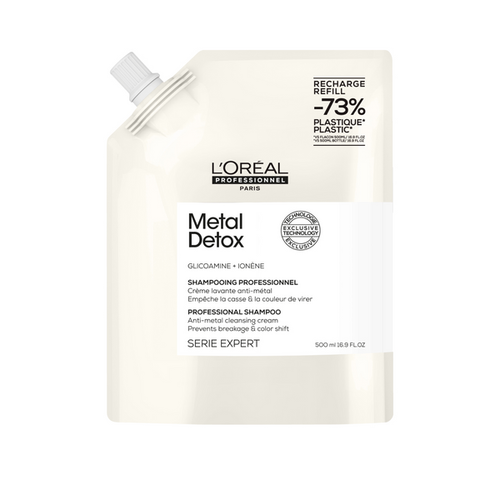 L'Oreal Professionnel Metal Detox шампунь для окрашенных и осветленных волос, сменный блок, 500мл.