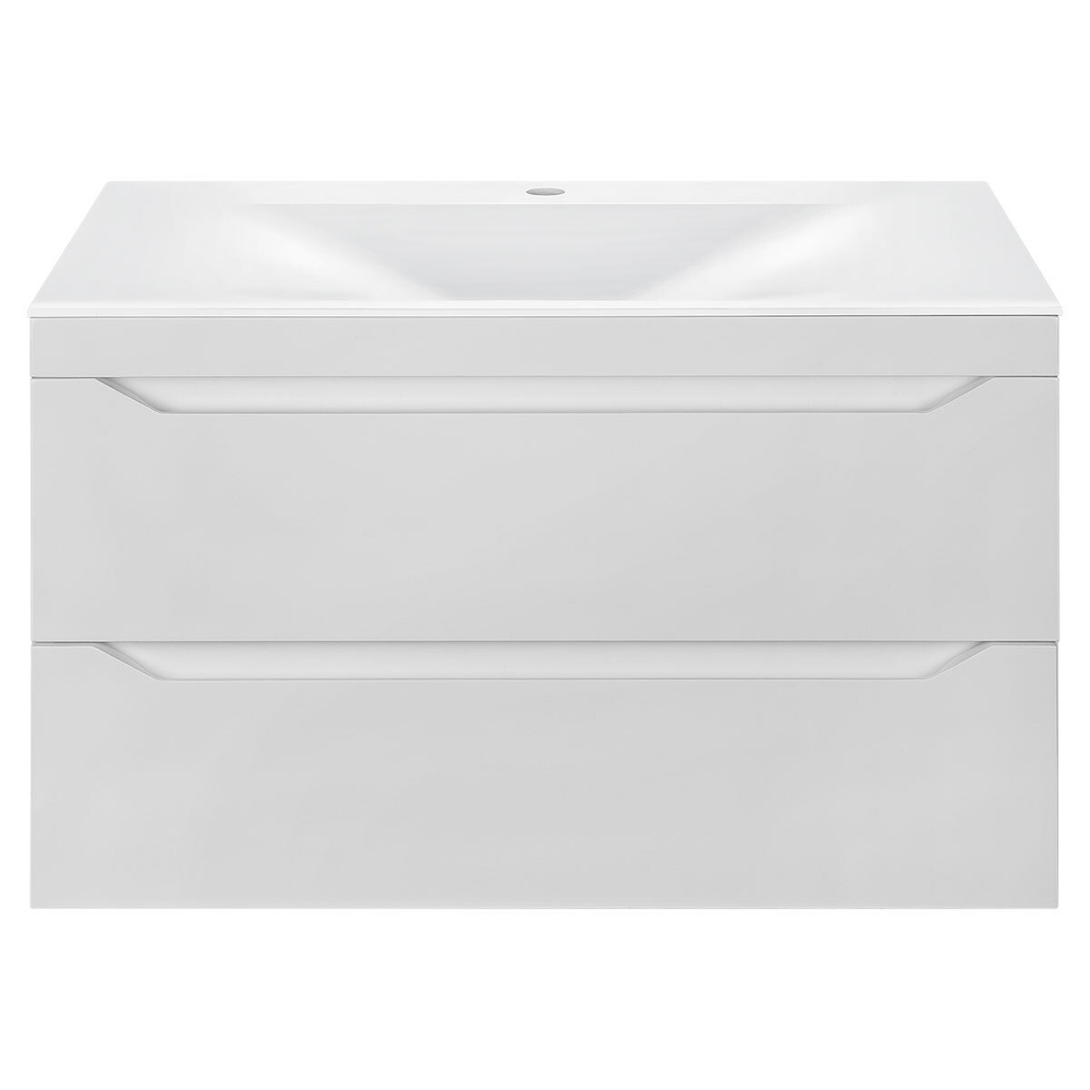 База под раковину Fine 800 подвесная, 2 выкатных ящика soft close, G.White