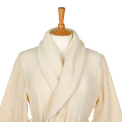 Халат махровый Hamam Pera кремовый Турция детали