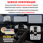 TANK 500 (2023) - комплект защитных матовых пленок 5 в 1. Пленка защитная ControlTek HYBRID со слоем TOP COAT. Толщина: 6 mil. (175 мкм.)