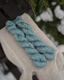 Носочный твид "Серо-голубой" 50 г