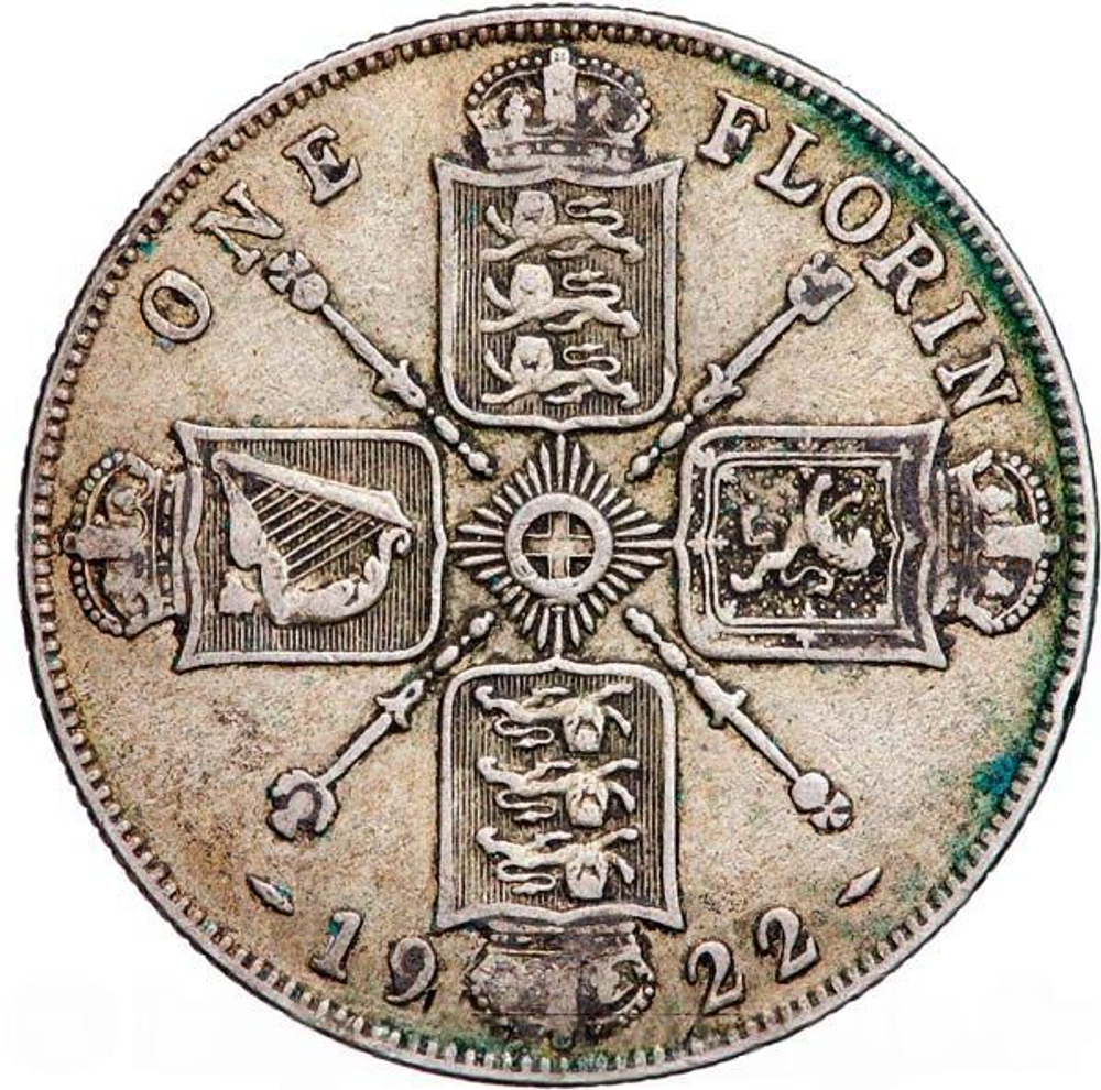 United Kingdom 1 Florin 1922 – King George V