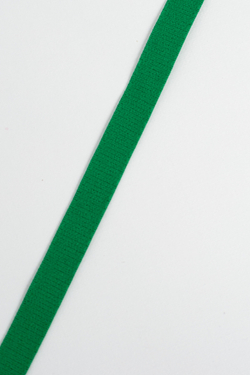 Резинка бретелечная зелёная глянцевая 10 мм
