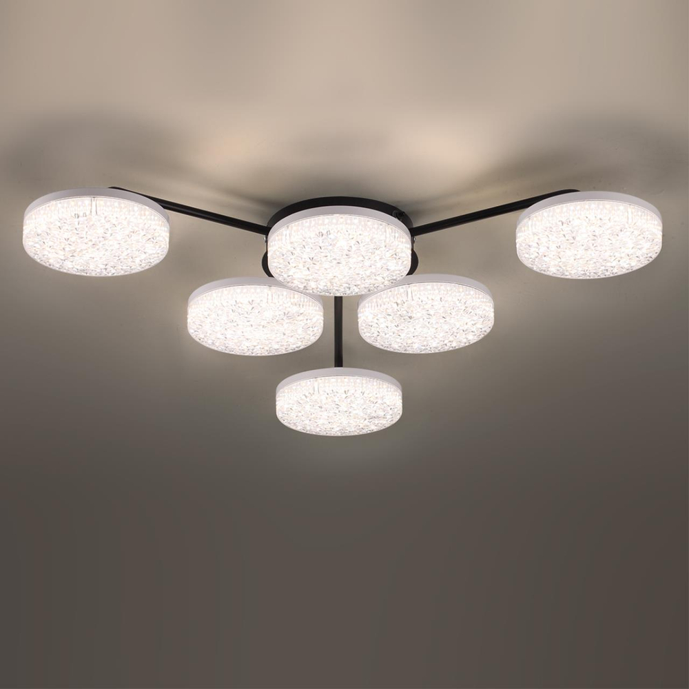 8236/6CL LN Люстра LED 85Вт 3000/4000/6000К 220В IP20 LEDIO