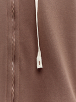 Коричневая утепленная толстовка Otto