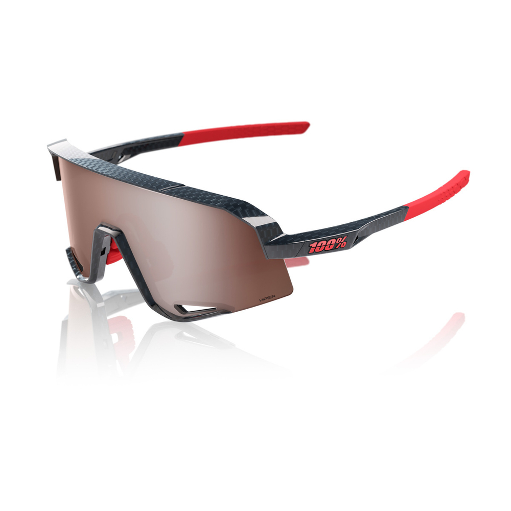 Спортивные очки 100% Slendale / Gloss Carbon Fiber / HiPER Crimson Silver Mirror