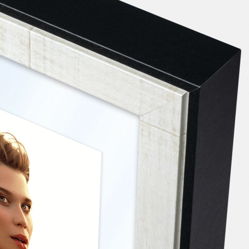 ZEP RZ323W 15x20/20x30 Roma White мдф (белая,стекл.фон) ф/рамка