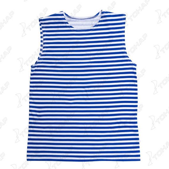 Майка-тельняшка Helios кулирка голубая полоса р. 50