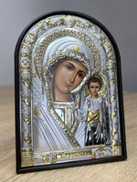 Казанская БМ, икона арочная, пластик 96х138