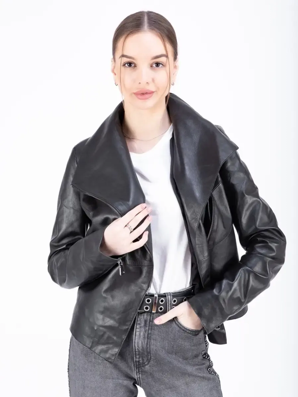 Куртка женская из натуральной кожи