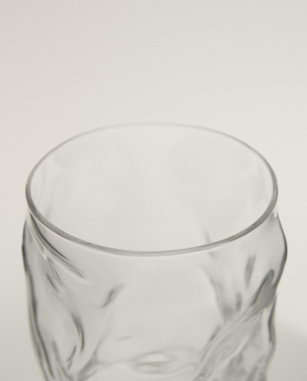 Zara Home стакан из стекла, цвет прозрачный, 11 см · 0241/401