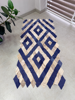 Покрывало меховое ковер из шкуры овчины