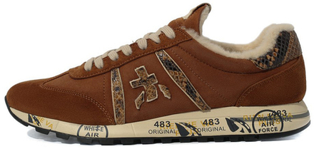 Premiata Lucy-D коричневые с мехом