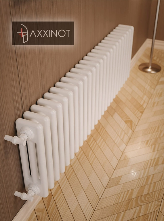 Axxinot Sentir 3037 - трехтрубный трубчатый радиатор высотой 370 мм, боковое подключение