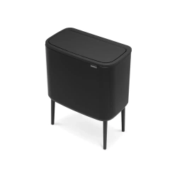 Brabantia Контейнер для мусора Bo Touch 11 л + 23 л черный