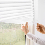 Комплект ЖАЛЮЗИ белый, 90х180 см, 4 шт, полиэстер