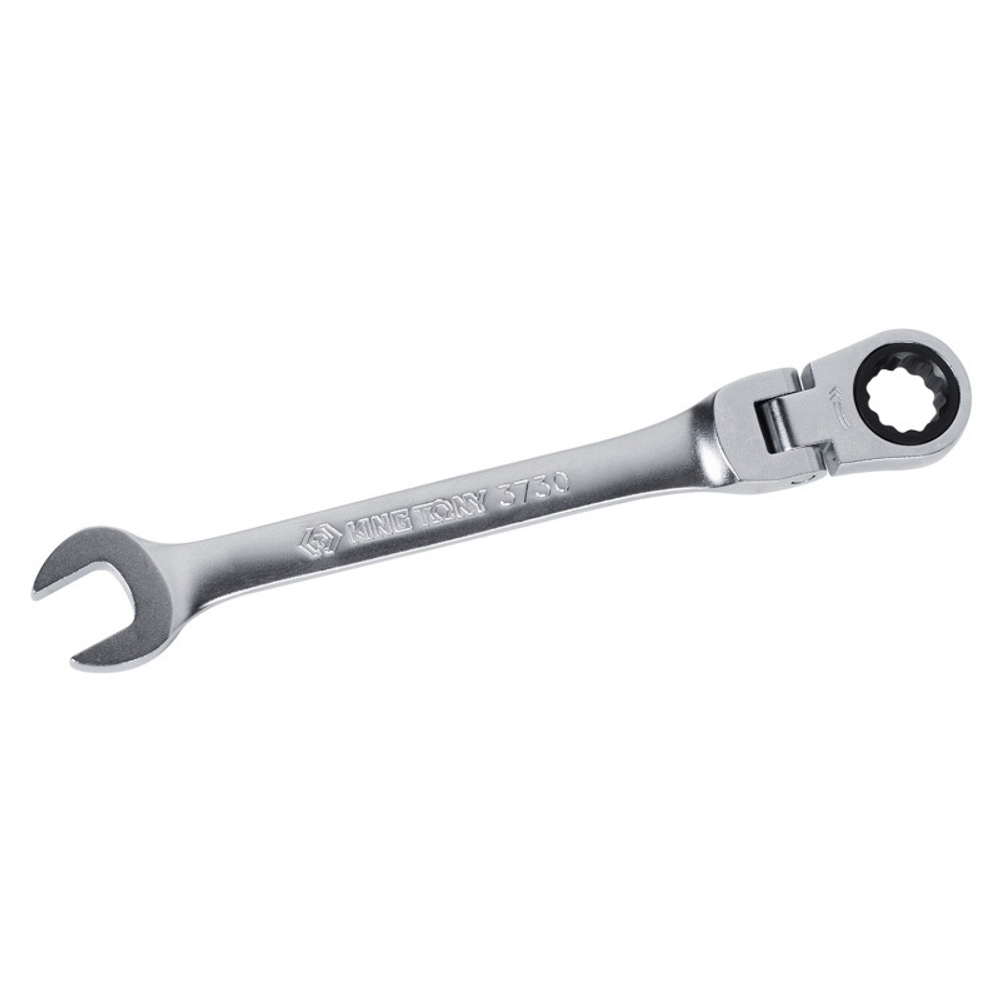 Ключ трещоточный комбинированный с шарниром 15 мм KING TONY 373015M