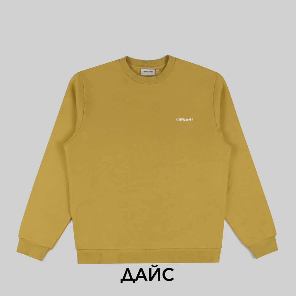 Толстовка мужская Carhartt WIP Script Embroidery Sweatshirt