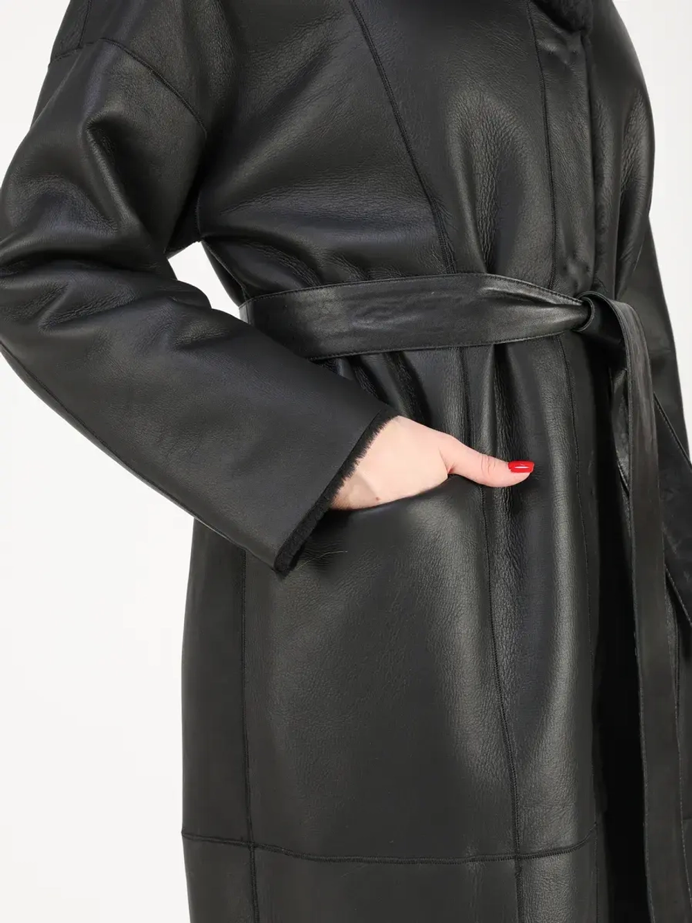 Дубленка зимняя шуба натуральная двухсторонняя оверсайз